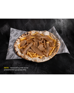 Doner & Chips on Naan