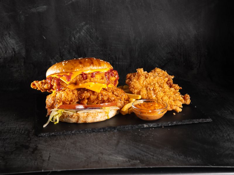 Hot and Tangy Burger