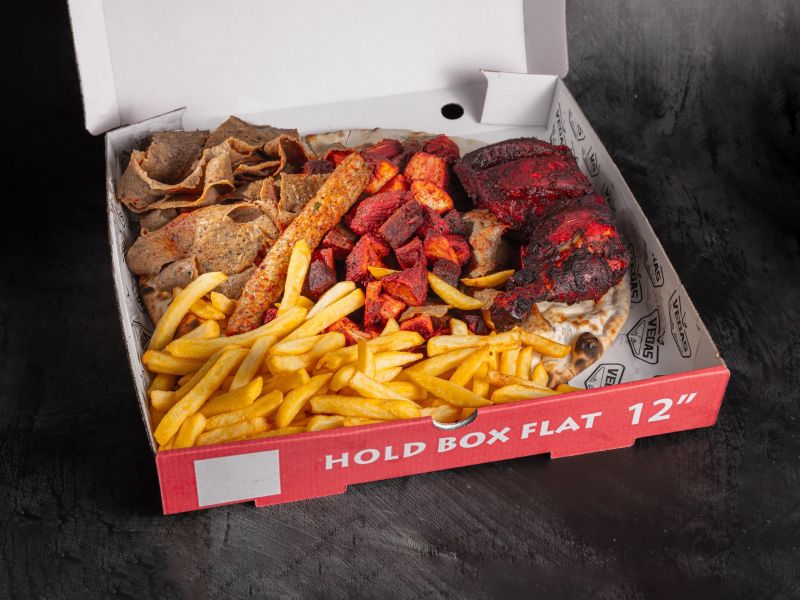 Vegas Special Kebab on Large Naan